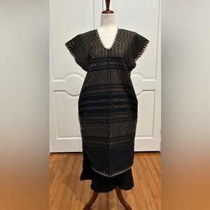 One of a Kind Pedal loom Mexican Dress! Summer Dress! Huipil style!